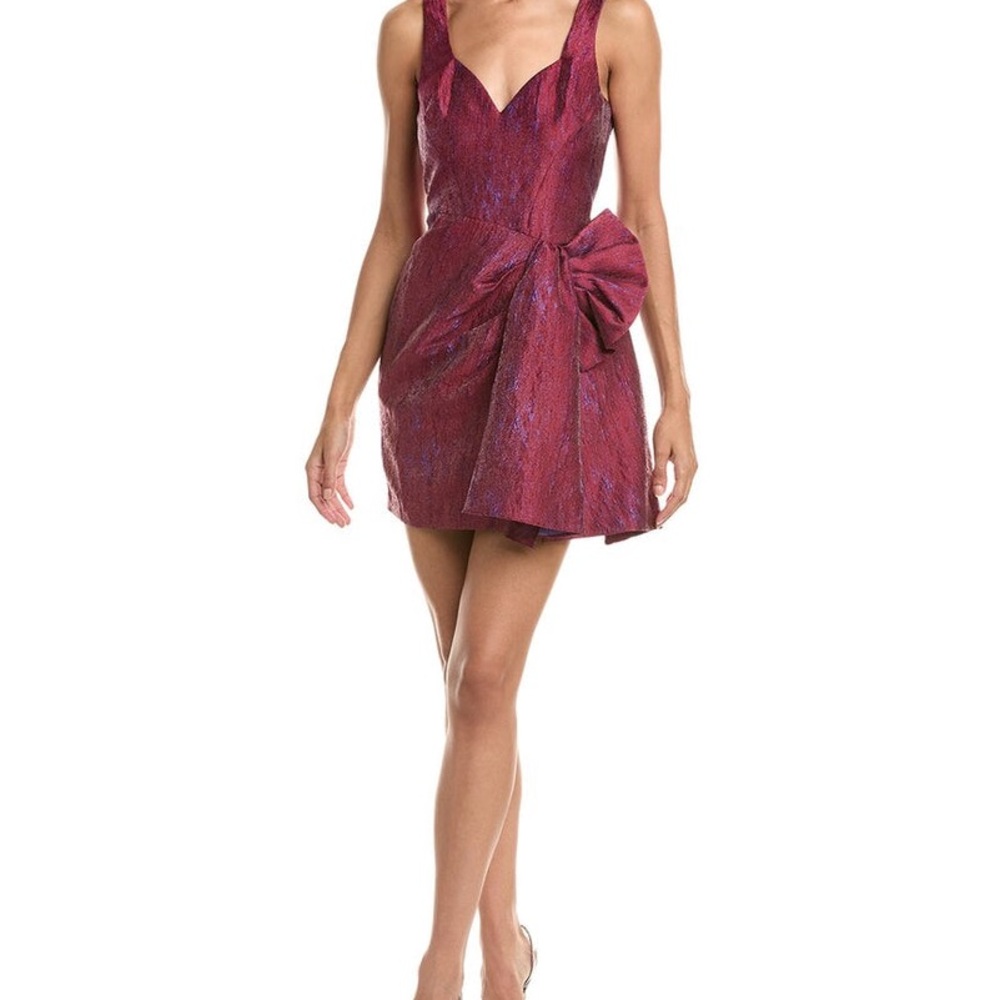 LIV FOSTER JACQUARD MINI DRESS